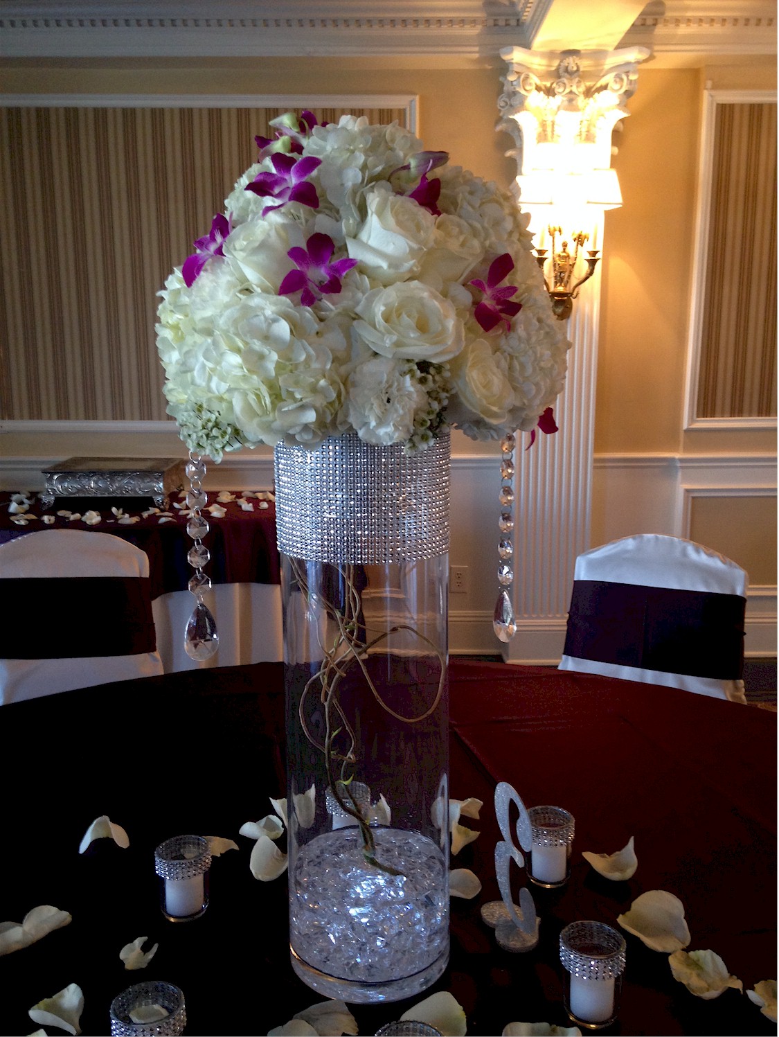 Moonlight centerpiece tall